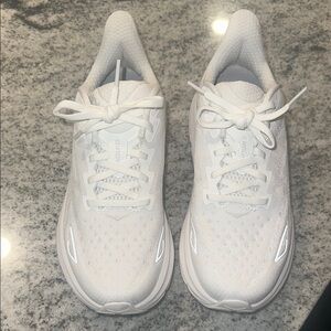 Hoka All-White Running Shoes
